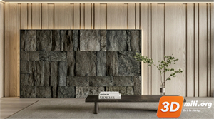 Stone Wall Skp Files